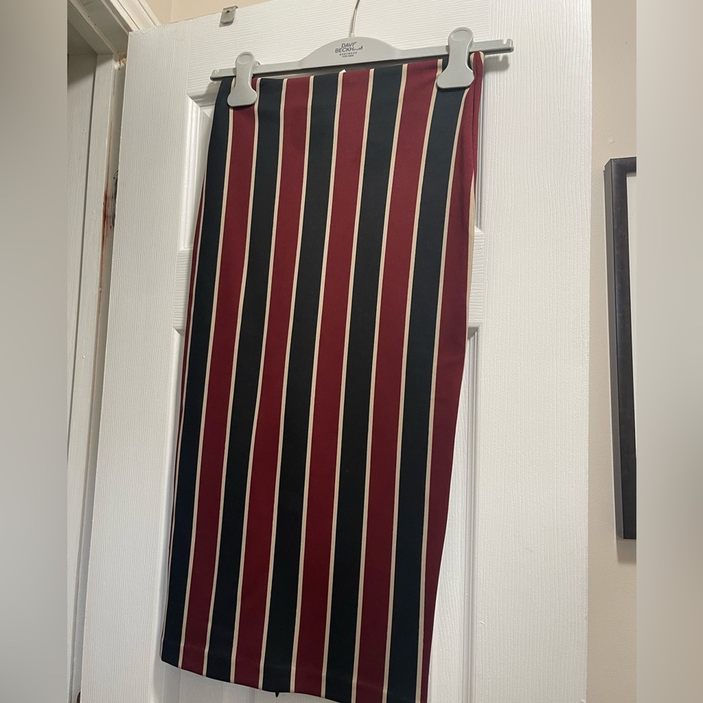 Striped Midi Skirt (Bodycon style)